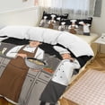 thumbnail image 1 of Kitchen Chef Pattern Duvet Cover Set Bedding Set Polyester Quilt Cover for Bedroom Decoration, 1 of 6