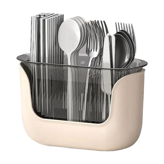 Kitchen Chopstick Shelf Drain Storage Basket Multifunction Cutlery Holder Home Flatware Storage Shelf
