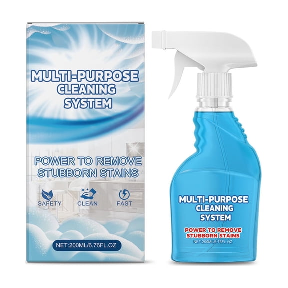 Kitchen Cleaner Heavy Duty Degreaser Foam Spray Stain Remover for Stove Oven Range Hood Multi Surface Cleaner Household Cleaning Agent 200ml