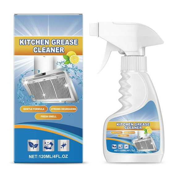 Kitchen Cleaner Kitchen Grease Cleaner Spray Clean Kitchen Oil Stains Heavy Oil Stain Cleaner Heavy Duty Degreaser Kitchen Oil Cleaner Household Powerful Degreasing 120ml