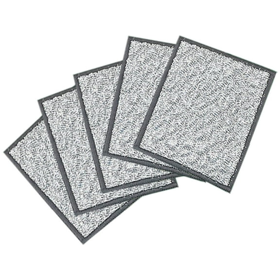 Kitchen Cleaning 2025 Multipurpose Wire Dishwashing Rags for Wet and Dry Use Reusable Metal Scrubbing Pads and Non Scratch Dishcloths for Kitchen Dishes 5-Pcs 5PCS, 4.72*6.3 in, Black