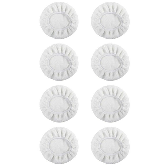 Kitchen Cleaning Brush 8Pack Car Polisher Pad Bonnet (5 To 6 Inches) Soft Microfiber Polishing Bonnet Buffing Pad Cover,Beige Kitchen Cleaning Brush