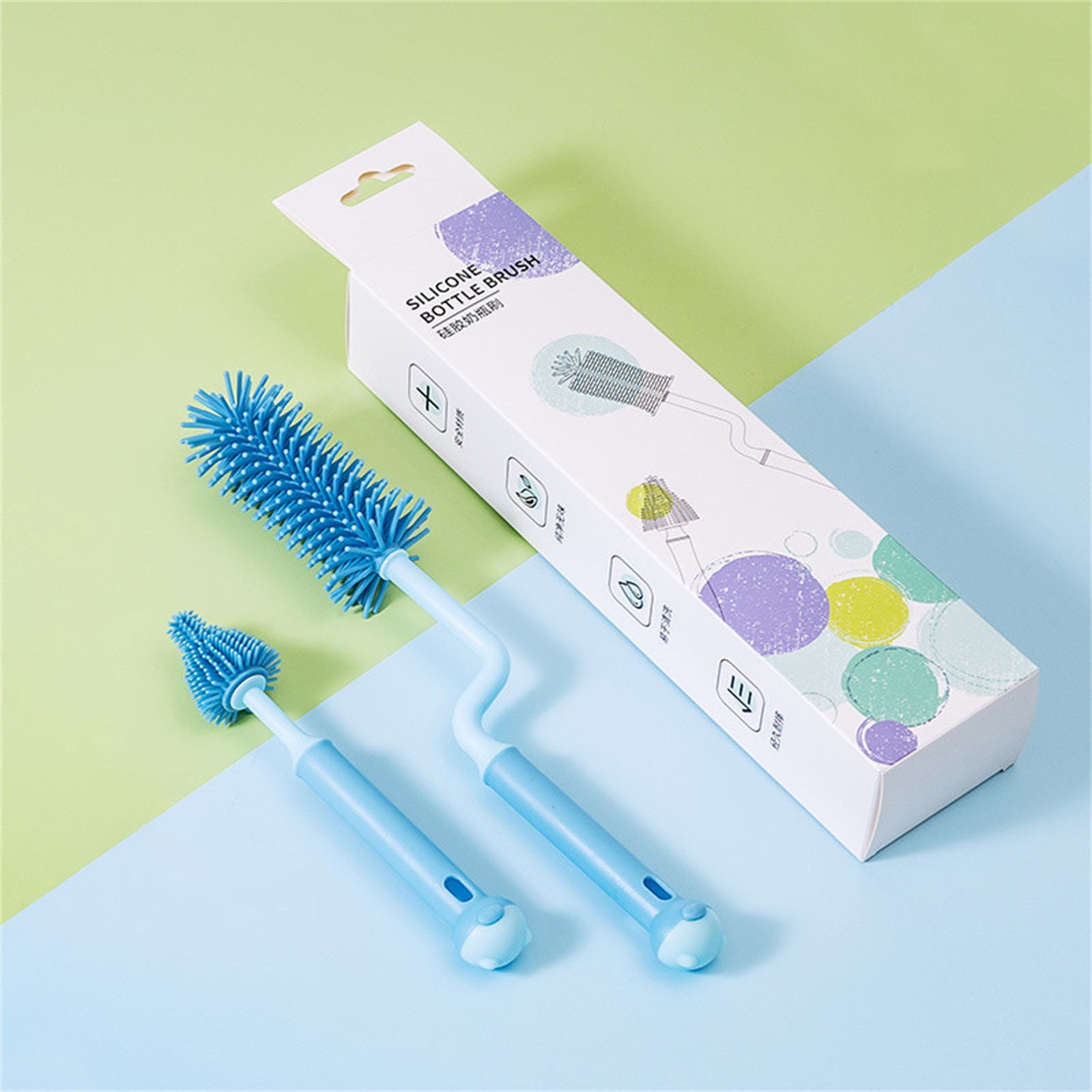 Feeding Bottle And Nipple Cleaner Brush