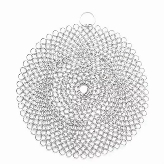 Kitchen Cleaning Brush Wire Mesh Stainless Steel Brush Pots Grill Scraper Cast Iron Brush Kitchen Cleaning Brush A