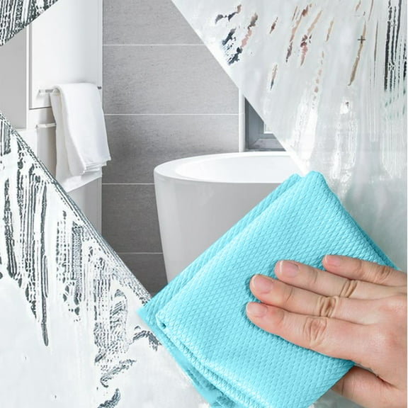 Kitchen Cleaning Cloth, Fiber Bathroom Decontamination Cloth, Multi-Purpose Absorbent Cloth, Effective for Table, Sink, Toilet, Easy to Clean