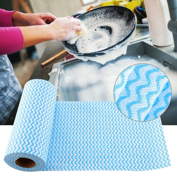 Kitchen Cleaning Cloths, Kitchen Cloths,50pcs Disposable Non-stick Oil Non-woven Fabric Duster Dish Cloth Hand Towel for Kitchen