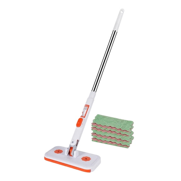 Kitchen Cleaning Optimized Microfiber Mop System with Detachable Clips for Floor Window Kitchen and Home Use