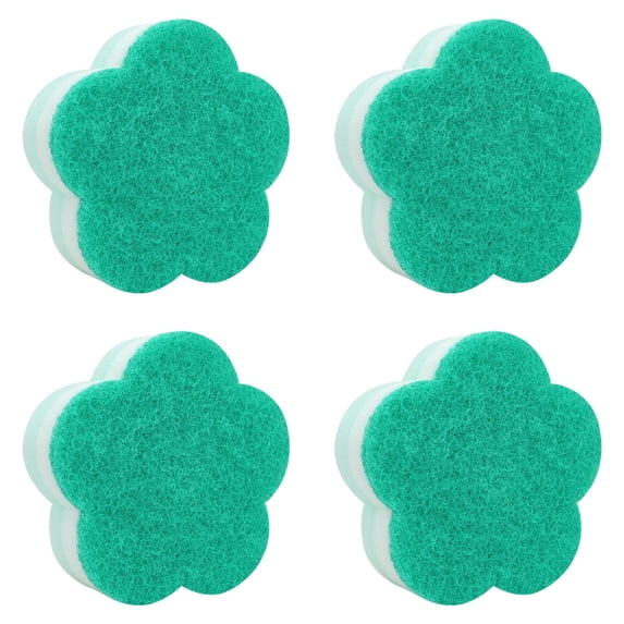 Kitchen Cleaning Sponges,Dishes Scrub Sponges,Non-Scratch Dishwashing Sponges,Multi-Purpose Sponges Scrubbing Mat,Suitable for Kitchen Dishes Pans Household Cleaning,3.54x3.54",4Pcs