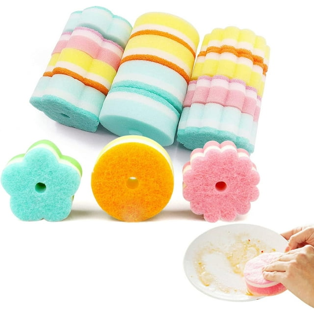 Kitchen Cleaning Sponges, Individually Wrapped Sponges,Bulk,Dishwashing
