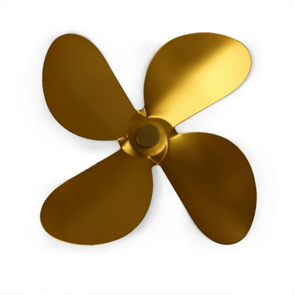 Kitchen Cleaning Supplies,4 Blade for Heat Powered Wood Stove Fan Wood Log Burner Fireplace Friendly Fan