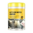thumbnail image 1 of Kitchen Cleaning Wipes for Grease Removal Powerful Action Gentle on Eco Friendly Disposable Large Pack Everyday Use 40PCS, 1 of 8