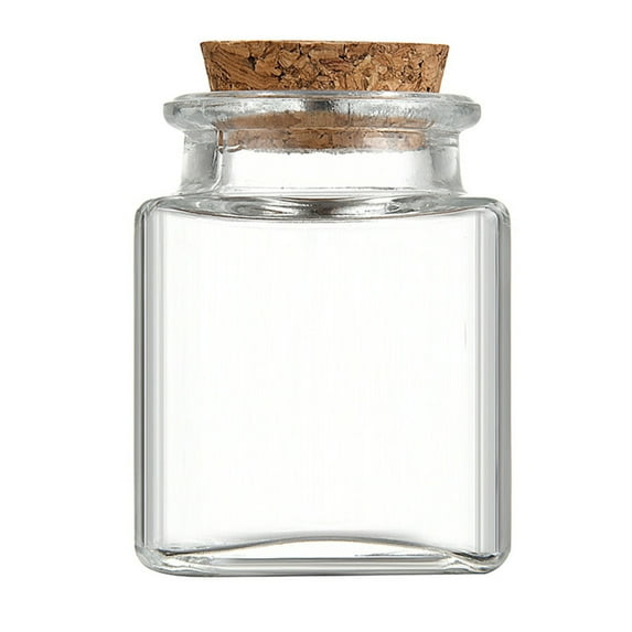 Kitchen Clear Glass Jars Easy To Carry Storage Container For Keeping Food Fresh