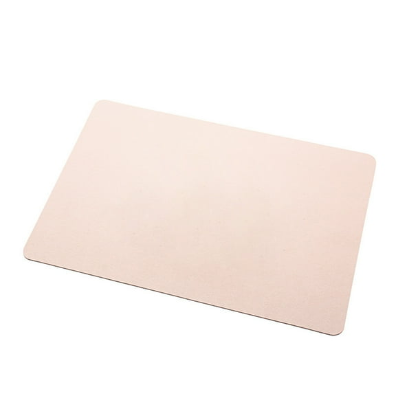Asxite Table Placemats,Solid Color Leather Western Dining Mat Oil-Proof Dining Table Mat Hotel Home Dining Dish Mat Non-Slip Bowl Mat Insulation Mat