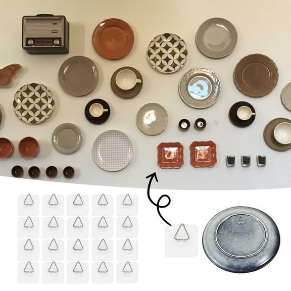 Kitchen Clips for Metal Strips for Jewelry Bath Markers for Toddlers 1-3 Stick on Wall Hooks Drop Ceiling Hangers for Speakers Wall Plate Hooks Vertical Picture Hanging Hooks For Decorative Plates