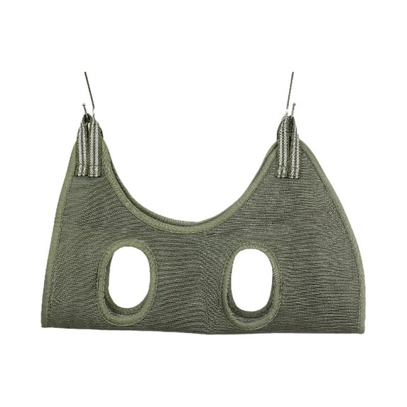 Dog Sling Nail Trimming Restraint | Grooming Hammock for Cats & Small Dogs 4-15 lbs | Includes Nail Clipper File Comb | Hanging Pet Grooming Kit | Breathable Comfortable Fabric