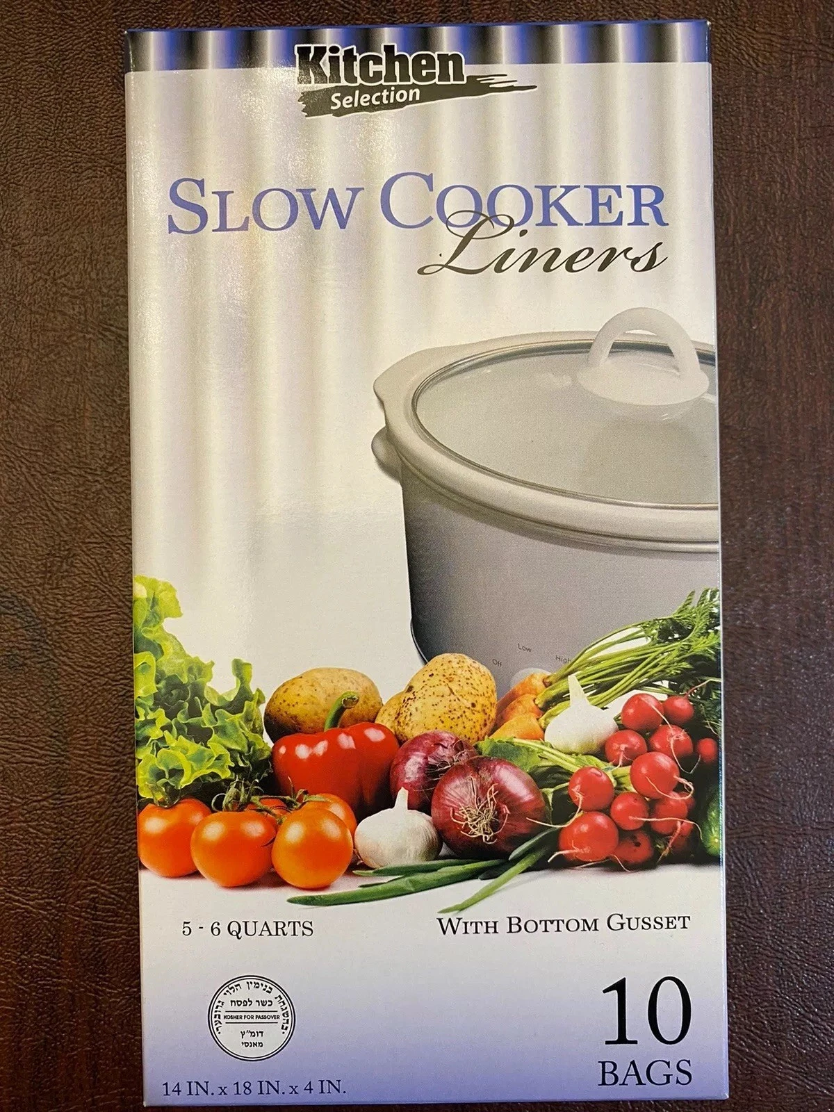 Kitchen Collection Crock Pot Liner Slow Cooker - 5-6 Quart - 10 Bags -
