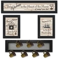 thumbnail image 1 of TrendyDecor4U Kitchen 4-Pc Vignette With 7-Peg Mug Rack Wall Art V435-MPH-405, 1 of 2