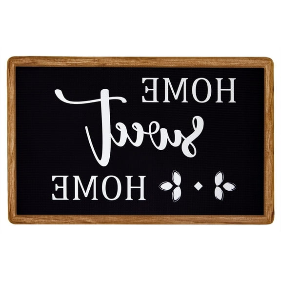 Kitchen Comfort Anti Fatigue Mat 18in. x 30in. - Modern Farmhouse - Black