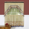 thumbnail image 1 of Kitchen Comfort Cucina - Printed Tier and Swag Window Curtain Set - 57x36 - Multi, 1 of 2