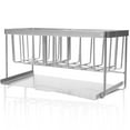 thumbnail image 1 of Kitchen Compartment SEeage Holder Dishwashing Cloth Drain Shelf Storage Rack, 1 of 6
