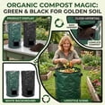 thumbnail image 1 of Kitchen Compost Bin | Waste Container for Kitchen Counter | Outdoor Yard Waste Composting Bin for Home Garden Use, 1 of 7