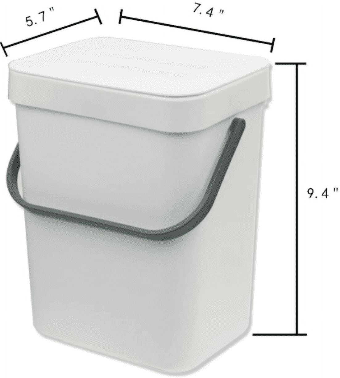 Kitchen Compost Bin for Countertop or Under Sink Composting, Home Trash