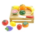 thumbnail image 1 of Kitchen Connection Kitchen Cutting Fruits Crate Pretend Food Playset, 1 of 9