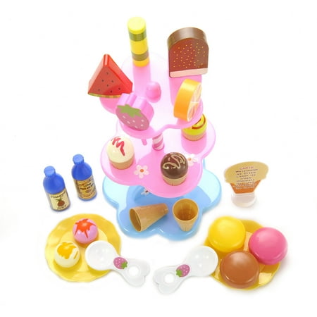 Kitchen Connection Sweet Treats Ice Cream And Desserts Tower Play Set