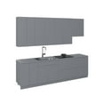 thumbnail image 1 of Kitchen Contemporary Collection Gray Color Base Size 9.5Ft Wide, 1 of 6