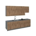 thumbnail image 1 of Kitchen Contemporary Collection Natural Teak Color Base Size 9.5Ft Wide, 1 of 5