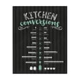 thumbnail image 1 of Kitchen Conversions Black & Green Canvas Wall Art, design by Lettered and Lined, 1 of 8