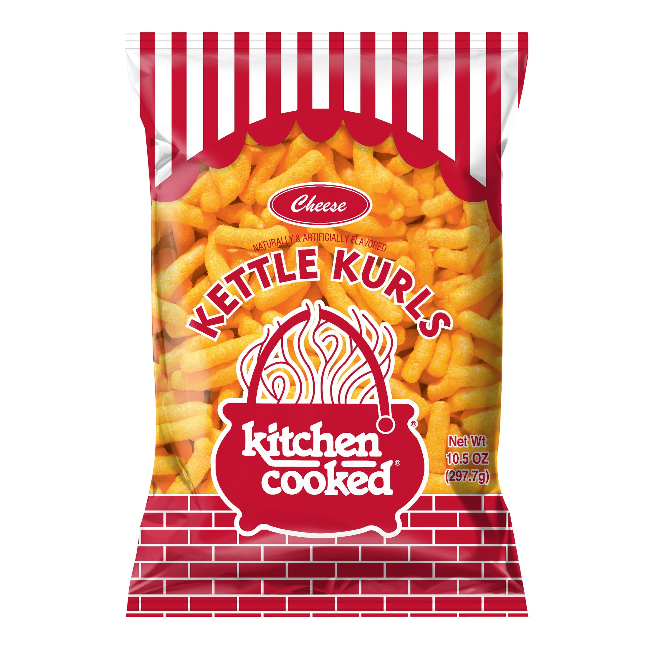 Kitchen Cooked Cheese Kettle Curls, Gluten-Free, 10.5 oz Bag
