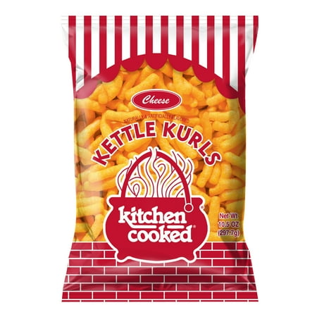 Kitchen Cooked Cheese Kettle Curls, Gluten-Free, 10.5 oz Bag
