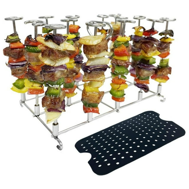 Kitchen Cooking BBQ Skewer Rack Stand Air Fryer Accessories for DZ201