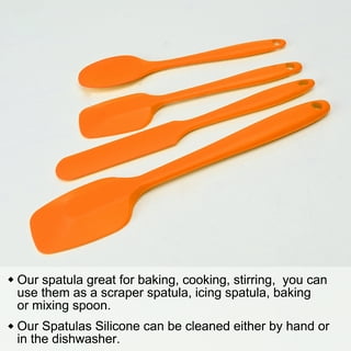 Walbest Long Handle Silicone Slim Spatula, Jar Spatula Non-Stick Silicone  Scraper Heat Resistant Spatula Scraper for Jars, Smoothies, Blenders  Cooking Baking Stirring Mixing Tool, 13.11 