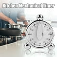 thumbnail image 1 of Kitchen Cooking Timer,Long Ring Bell Alarm Loud60 Minute Kitchen Timer for Cooking,Mechanical Cooking Timer Manual Countdown Timer with Alarm Sound for Baking Cooking Steaming Barbecue Teaching, 1 of 9
