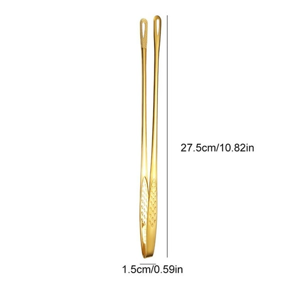 Kitchen Cooking Tongs BBQ Tweezers Stainless Steel Kitchen Utensils, Metal Fine Tweezers Tongs with Precision Serrated Tips for Chef, Serving Food, Grill, Culinary, Pasta, Salad