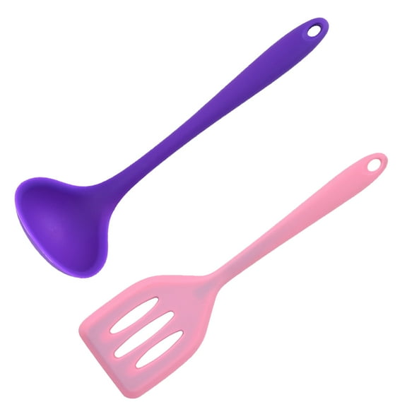 Kitchen Cooking Tools Set, 2 Piece ，All-in-one non-stick silicone cooking utensils