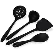 Kitchen Cooking Tools Set, Silicone Kitchenware Set, 4 Pieces, Spoon Shovel Non stick Pot Shovel Spoon Set, Kitchen Set