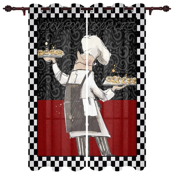 Kitchen Cooking Tools Window Curtains for Living Room Luxury Bedroom Kitchen Window Treatments Curtains