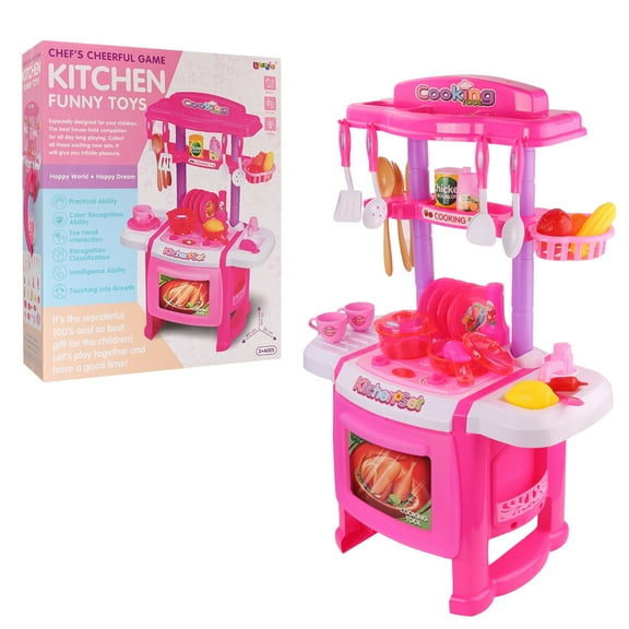 Kitchen Cooking Toy Set Chef Pretend Play Set