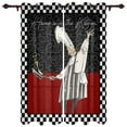 thumbnail image 1 of Kitchen Cooking Window Treatments Curtains Living Room Window Curtain Modern Bedroom Kitchen Home Decor Drapes, 1 of 2