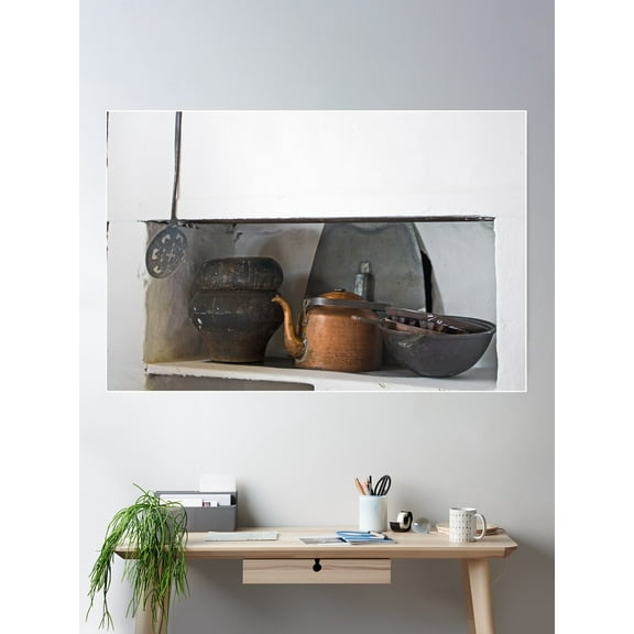 Kitchen Corner Poster Wall Art, Modern Wall Decor For Living Room Bedroom, 16x24 UNFRAMED