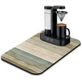 thumbnail image 1 of Kitchen Counter Coffee Mat - 19.5x12in, Diatom Ooze - Rustic Wood Floral Design for Home Kitchens, 1 of 7