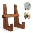 thumbnail image 1 of Kitchen Counter Decor Stand, Cookbook Stand, Wooden Book Holder, Recipe Book Stand, Rustic Wooden Photo Frame Stand Tabletop Display Easel Holder for Pictures Cookbooks Plates 1Pcs, 1 of 7
