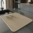 thumbnail image 1 of Kitchen Counter Drying Mat Non-Slip Absorbent Pad Waterproof Bar Sink Protector Dish Drying Rack Mat for Dishes Utensils and Glasses, 1 of 5