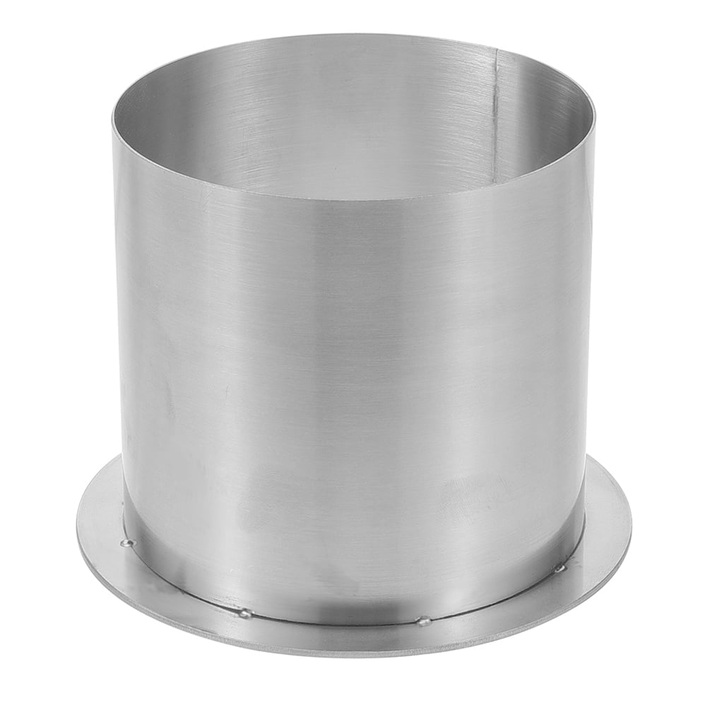 Kitchen Counter Trash Chute Stainless Steel Round Waste Bin Chute