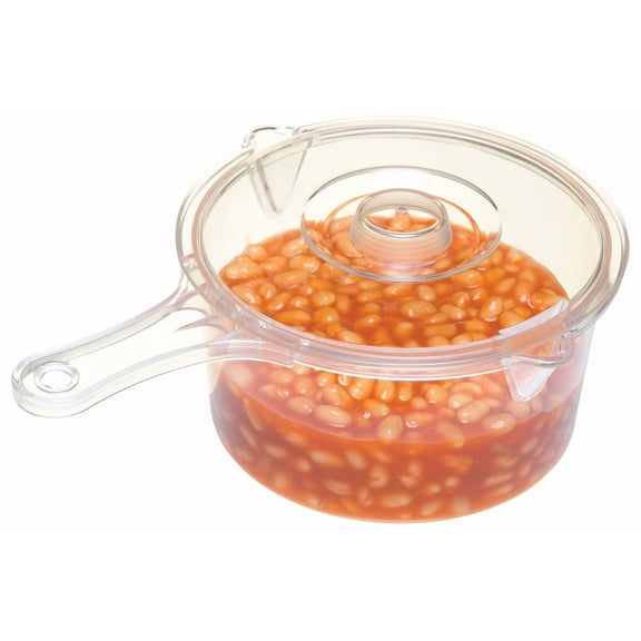 Kitchen Craft Microwave 900ml Saucepan, Clear