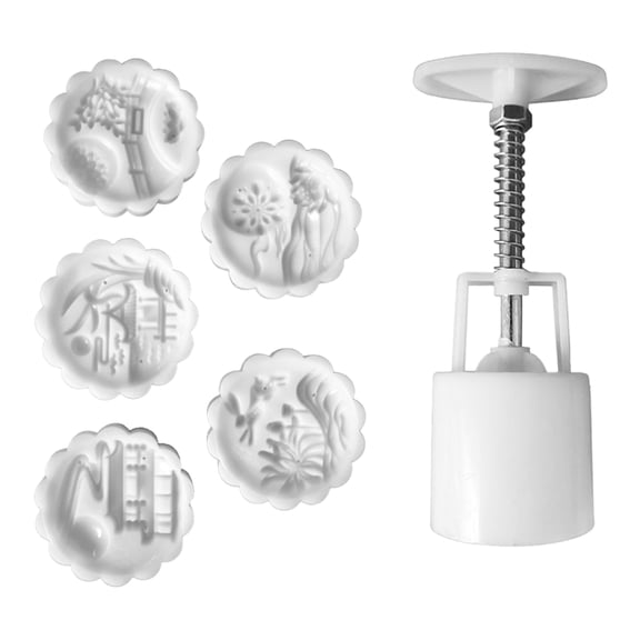 Kitchen Crafts Mooncakes Mould with 3D Pattern Stable Home Dessert Baking Moulds