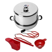 Kitchen Crop Stainless Steel Steam Canner with Temperature Indicator and Canning Tools